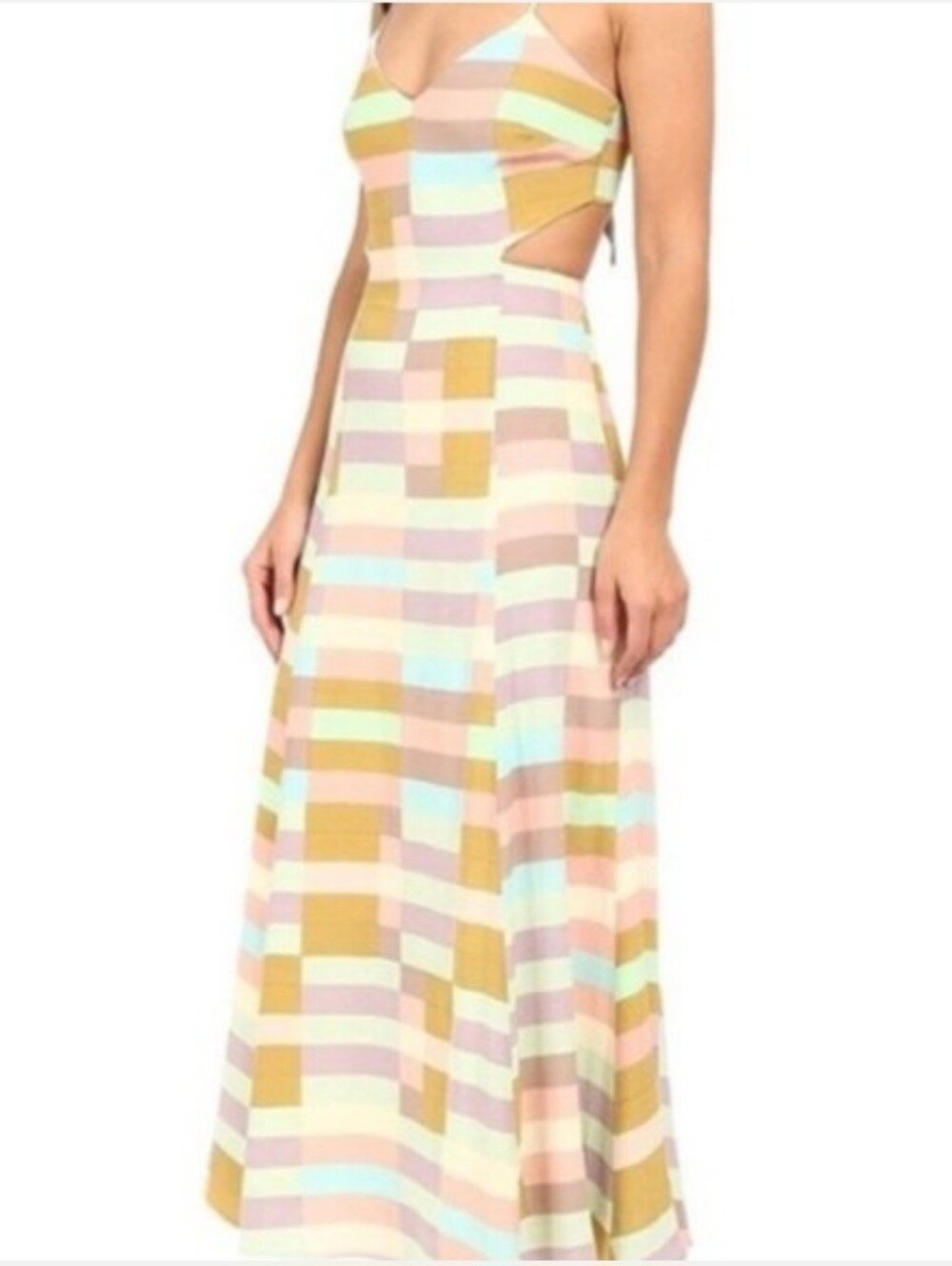 Mara Hoffman Pastel Cut Out Dress